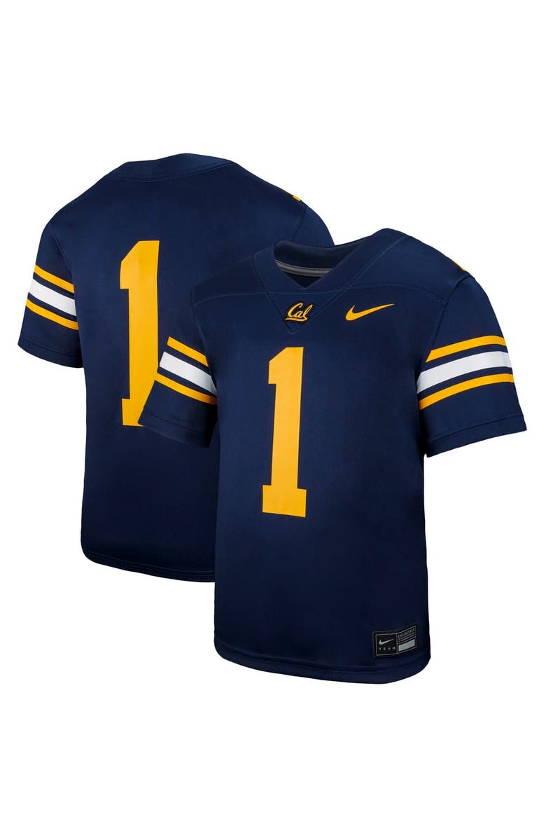 Nike Youth Nike #1 Navy Cal Bears Untouchable Replica Game Jersey, Main, color, Navy