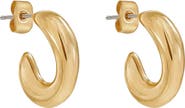 Bearfruit Jewelry 14k Gold Plated Banana Earrings Trendy Dainty Statement