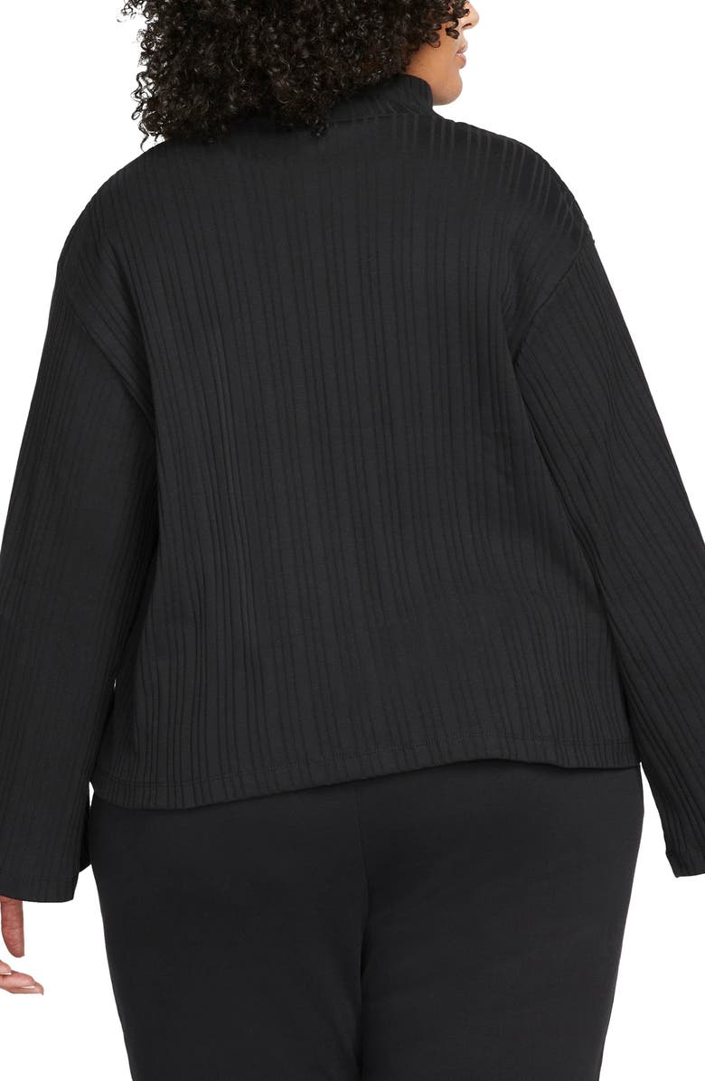 Nike Rib Mock Neck Sweatshirt, Alternate, color, 