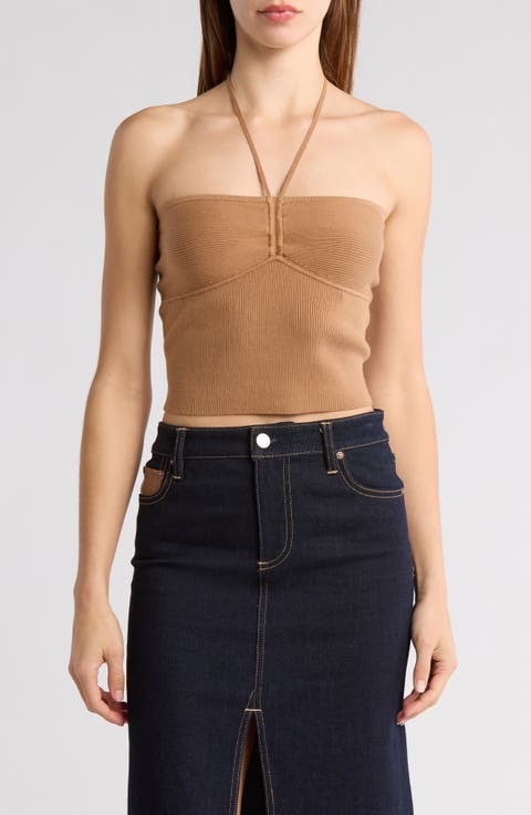 Linnie Ruched Halter Top