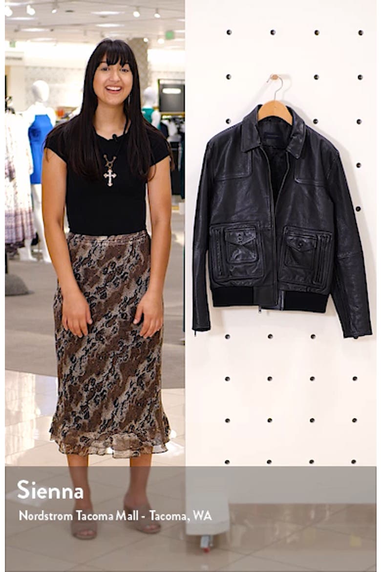 Regular Fit Leather Jacket video