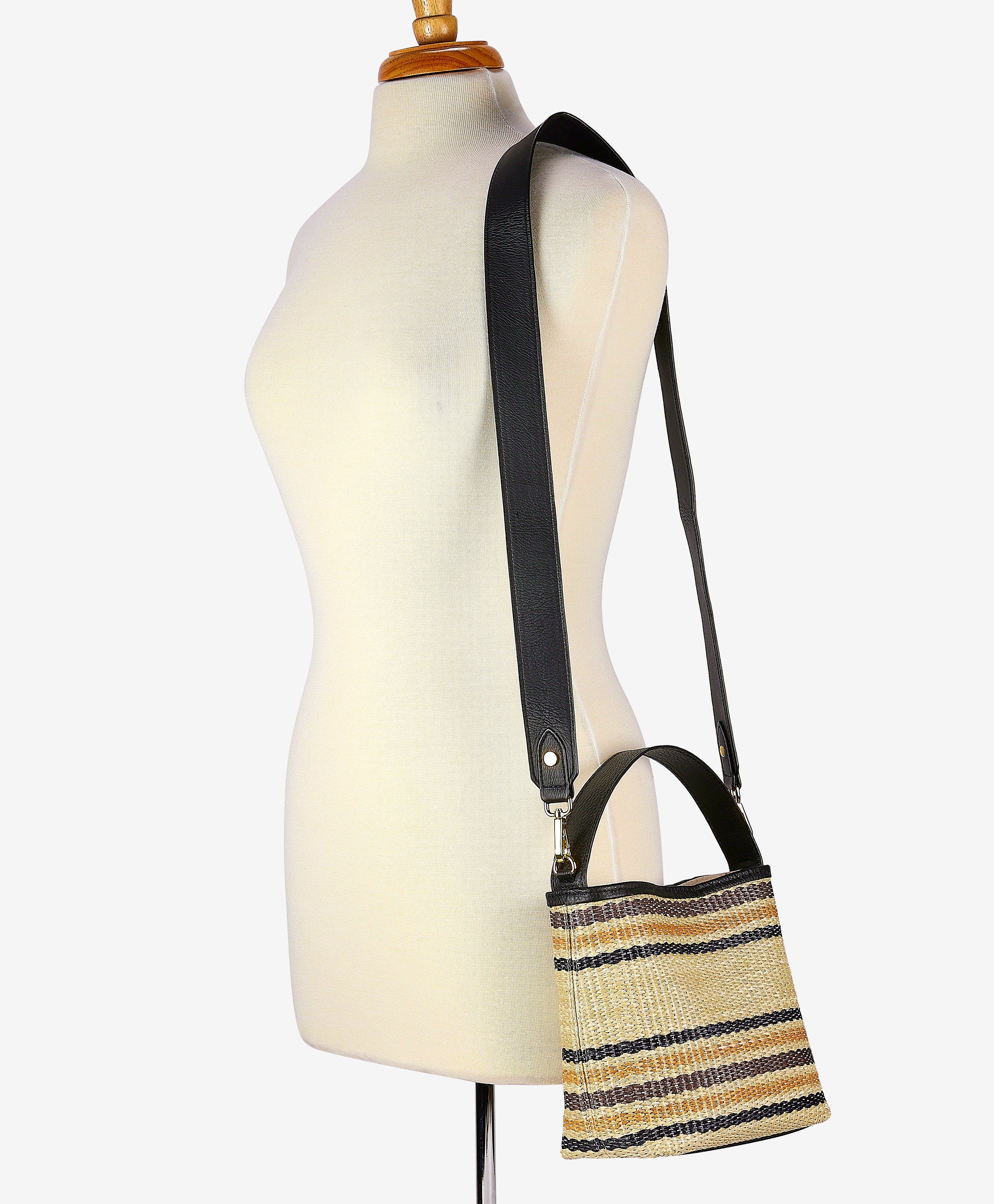 GiGi New York Tate Bucket Bag, Alternate, color, Natural Raffia