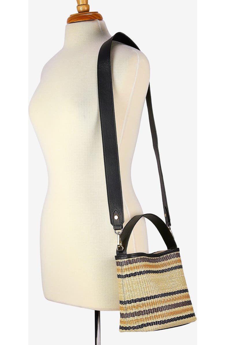 GiGi New York Tate Bucket Bag, Alternate, color, Natural Raffia