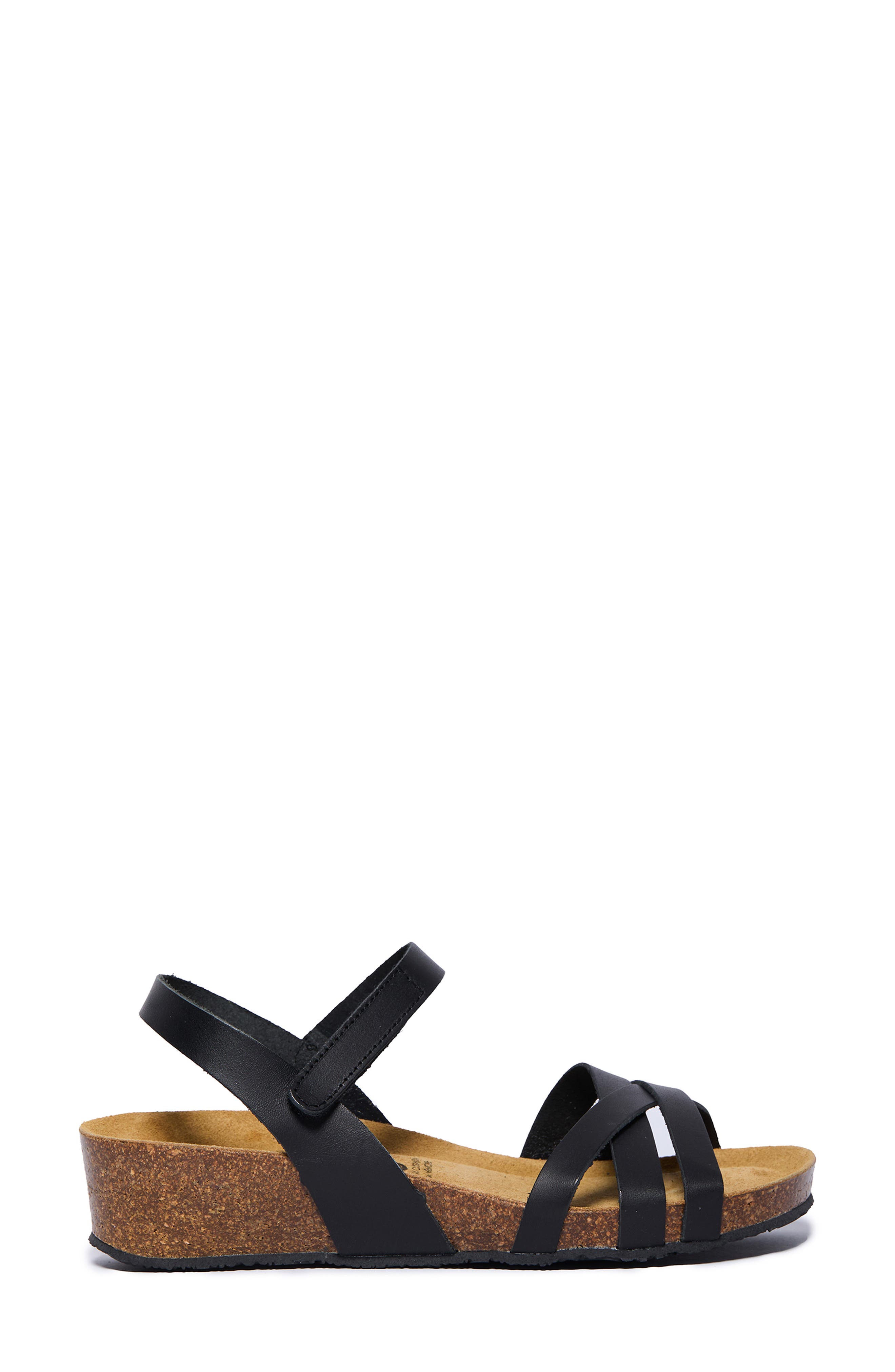 Lane Sandal, Alternate, color, VAQUETILLA BLACK