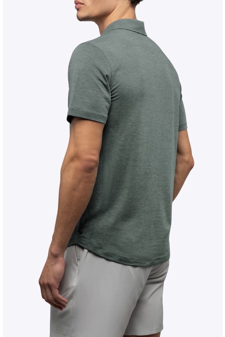 Crossover Polo, Alternate, color, SAGE