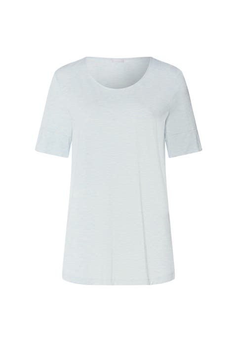 Natural Elegance Relaxed Short Sleeve Top