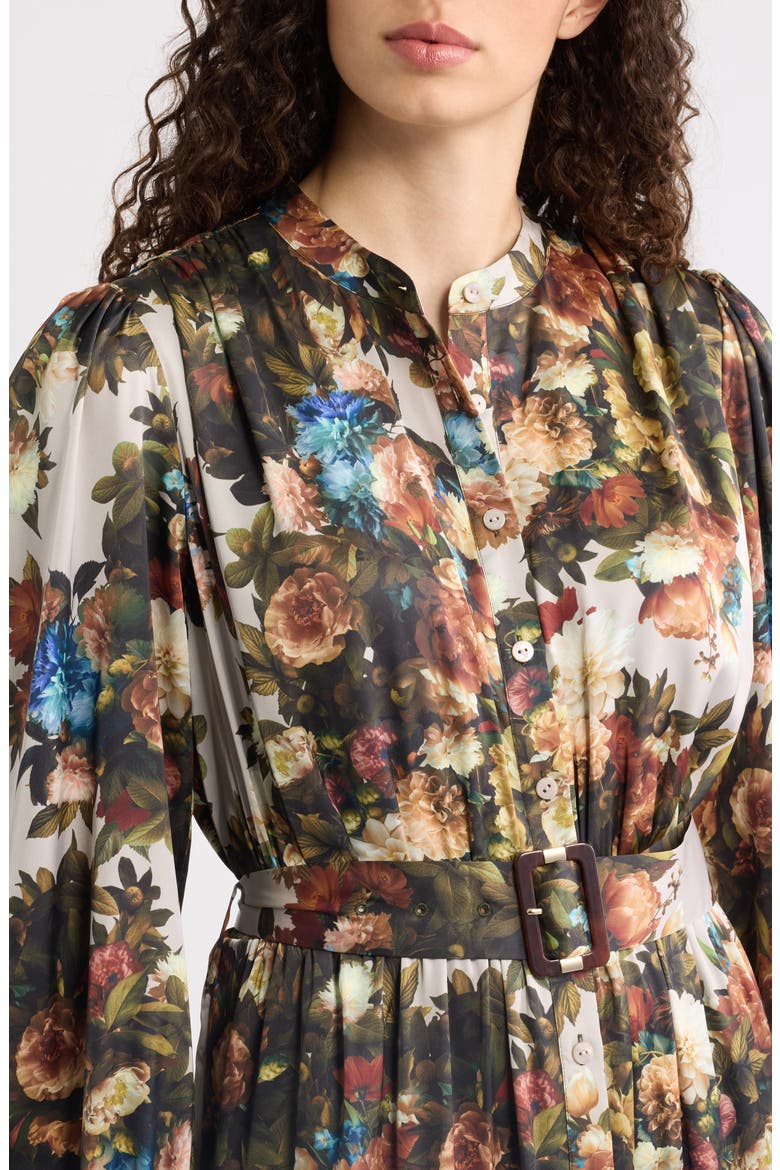 The Lilou Floral Print Long Sleeve Maxi Dress, Alternate, color, MYSTICAL FORREST