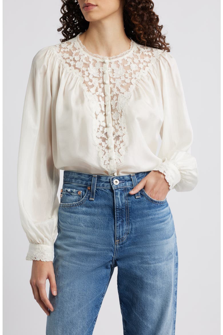 Carine Top, Main, color, IVORY