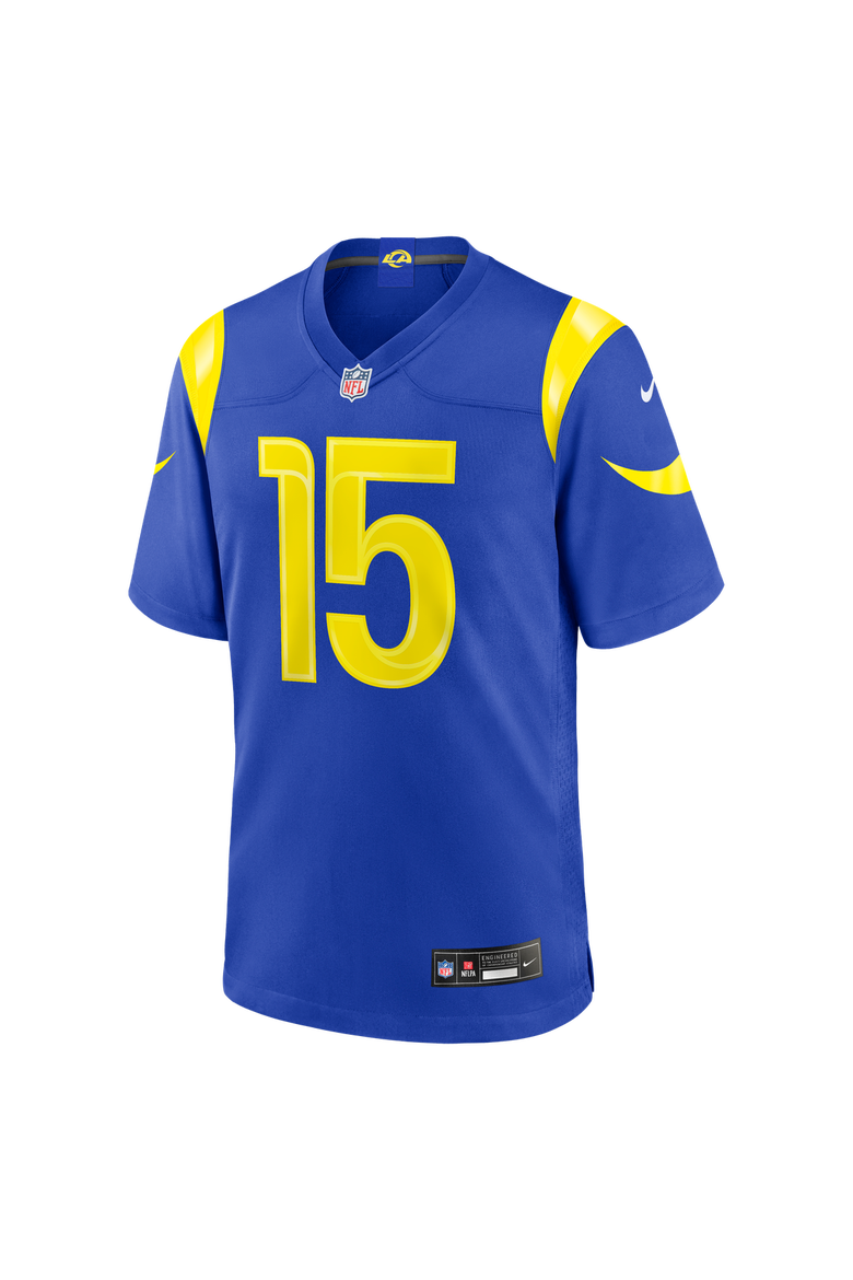 Men's Nike Royal Los Angeles Rams Ty Simpson Team Game Jersey, Alternate, color, Royal