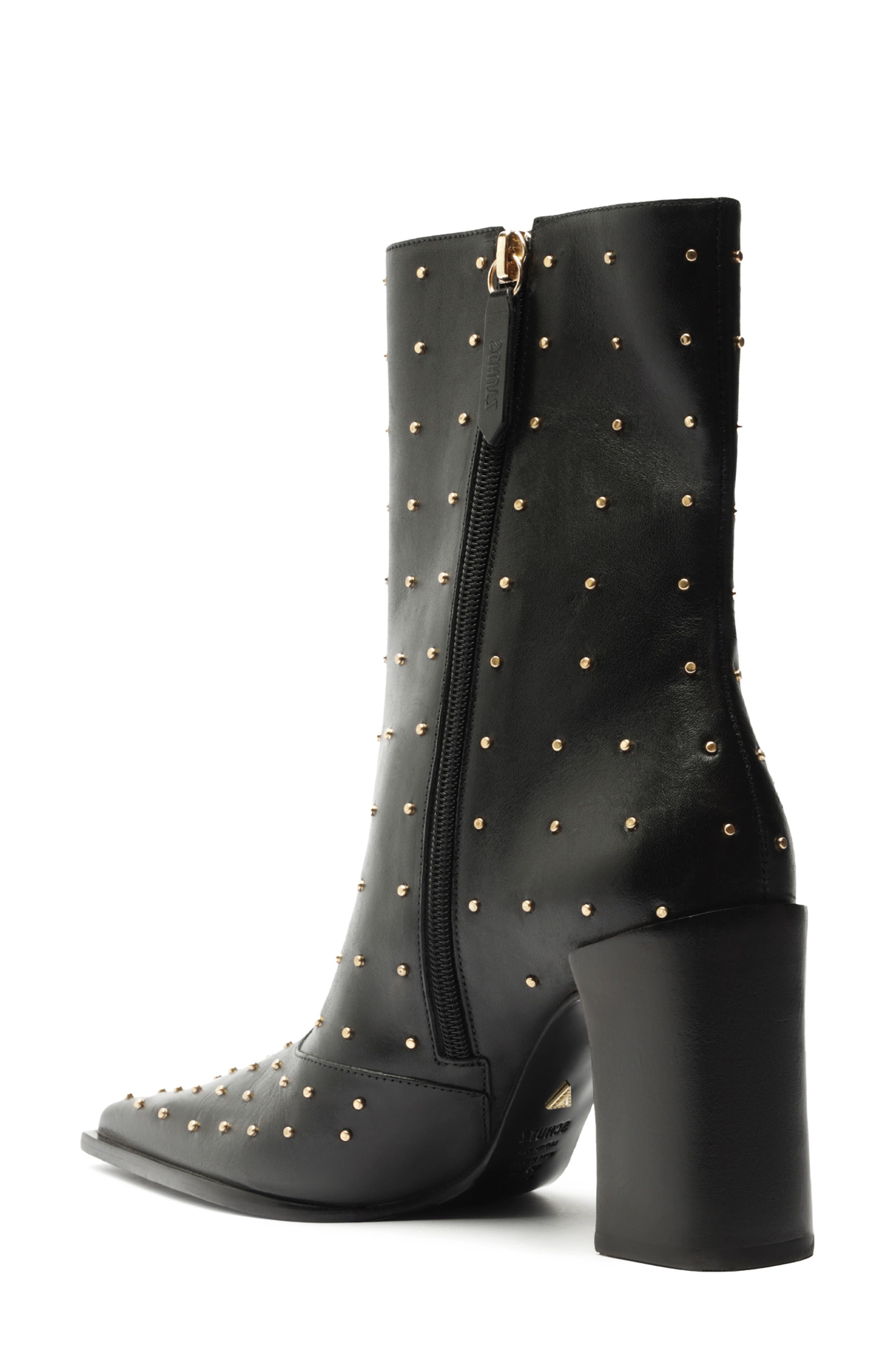 Schutz Raffaela Pointed Toe Bootie, Alternate, color, 