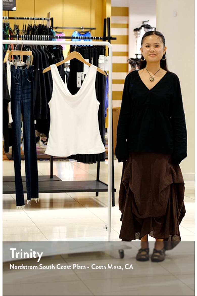 Vinita Cowl Neck Tank video