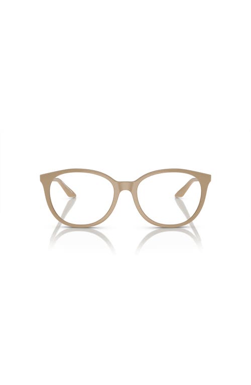 Armani Exchange 54mm Cat Eye Optical Glasses In Brown