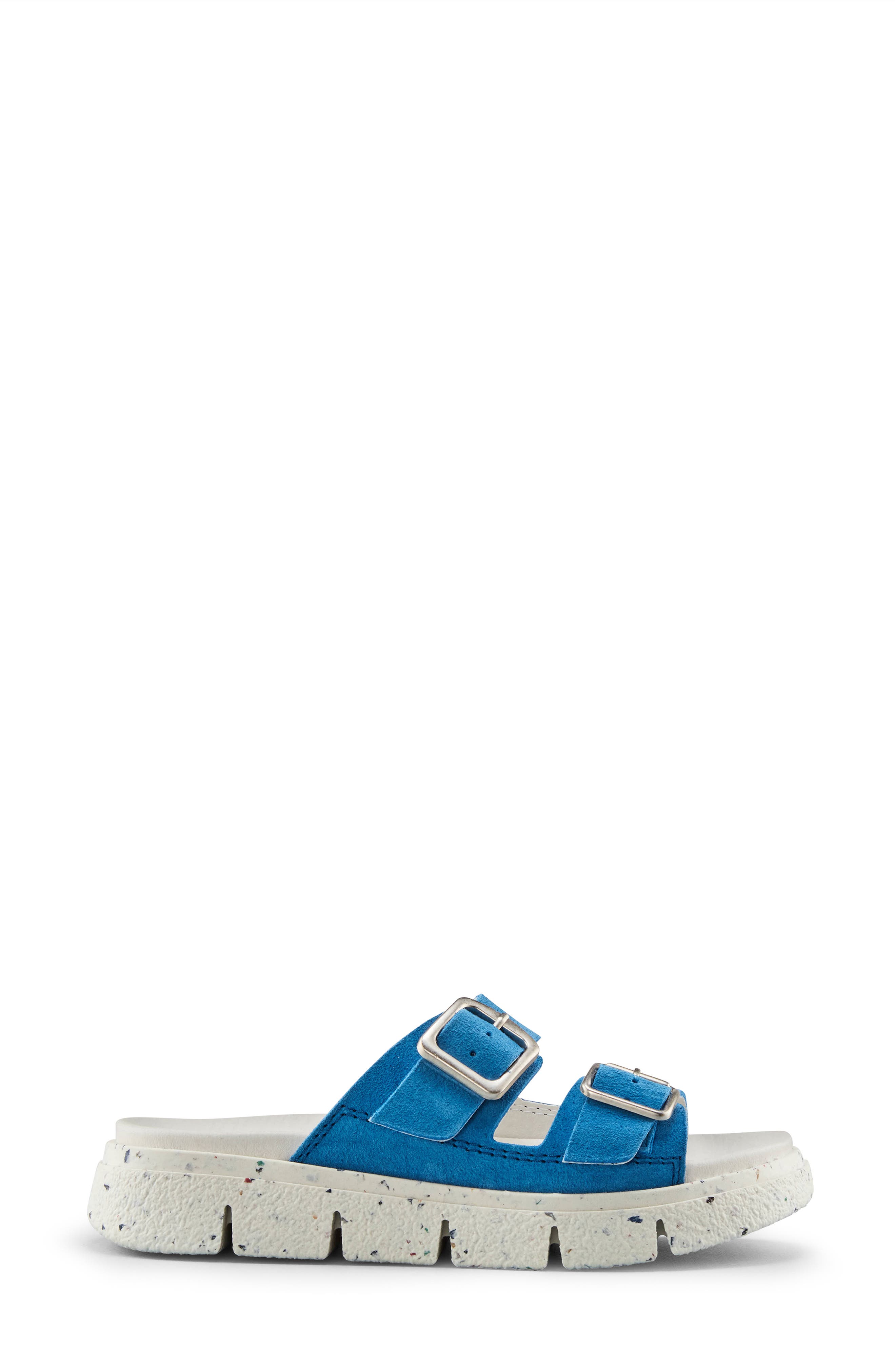 Piera Water Repellent Slide Sandal, Alternate, color, BLUE