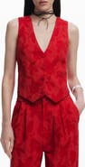 Desigual Button Front Vest