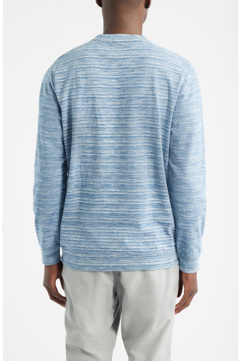 Crown Weekend Crewneck Cotton T-Shirt, Alternate, color, INDIGO