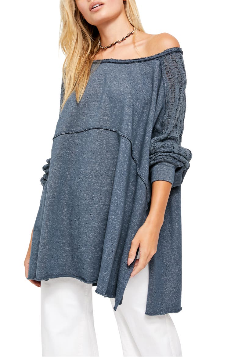 My Girl Pullover, Main, color, DARK TURQUOISE
