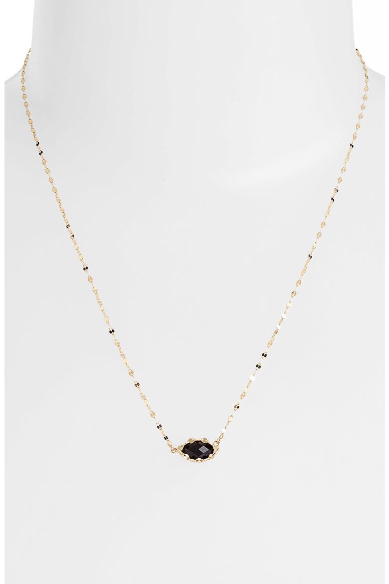 Jewelry 'Spellbound' Pendant Necklace, Main, color, ONYX/ YELLOW GOLD