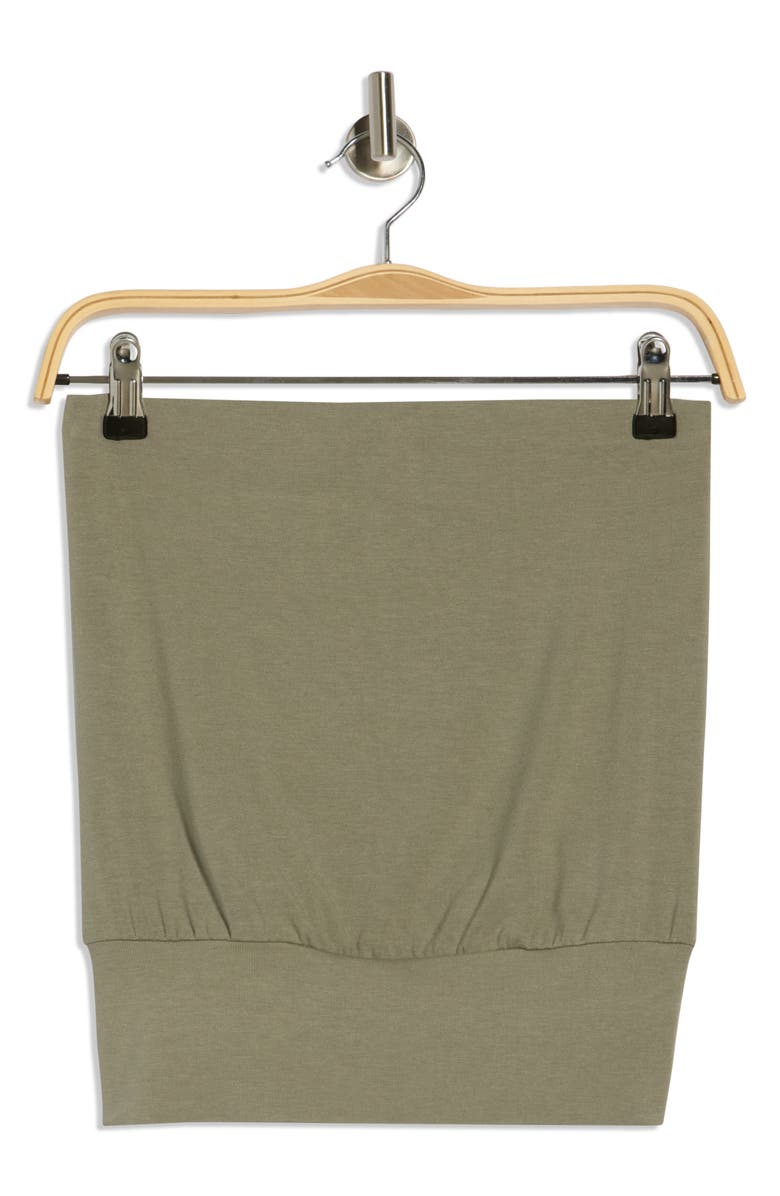 Madden Girl Banded Hem Tube Top, Alternate, color, Laurel Oak