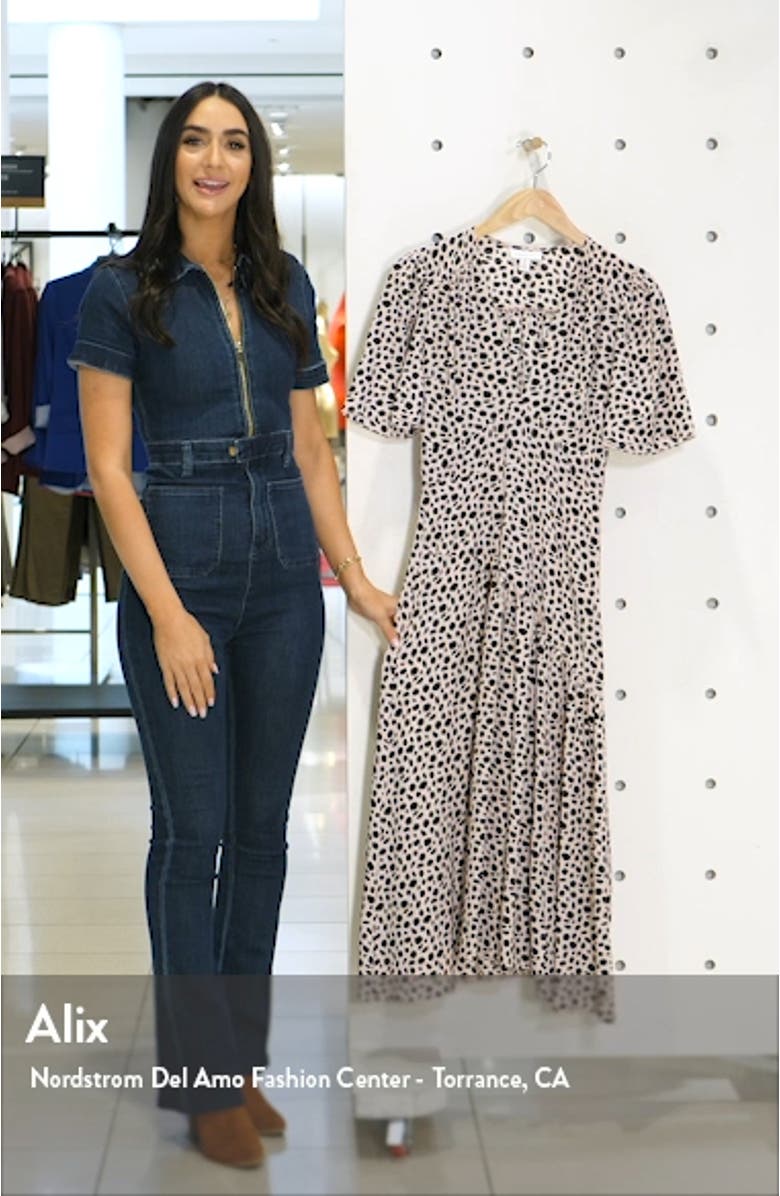 Animal Print Midi Dress, sales video thumbnail