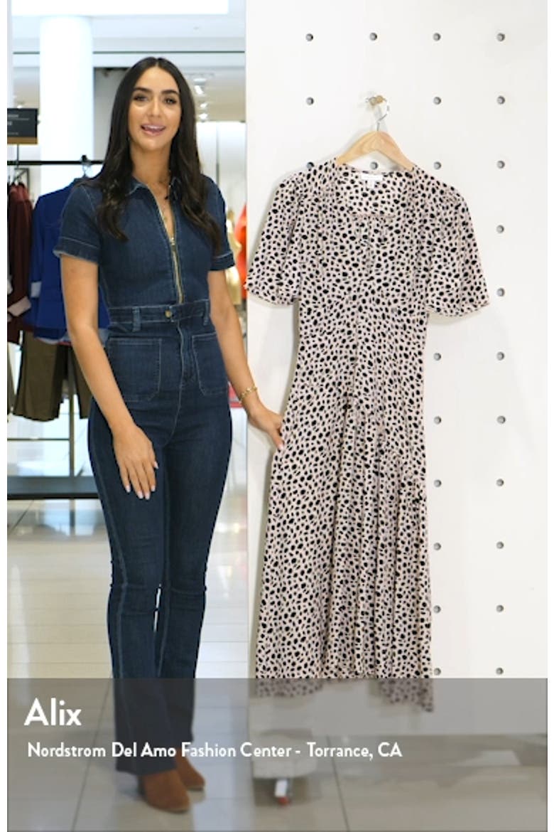 Animal Print Midi Dress video