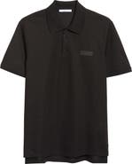 Givenchy Regular Fit Logo Patch Cotton Piqué Polo