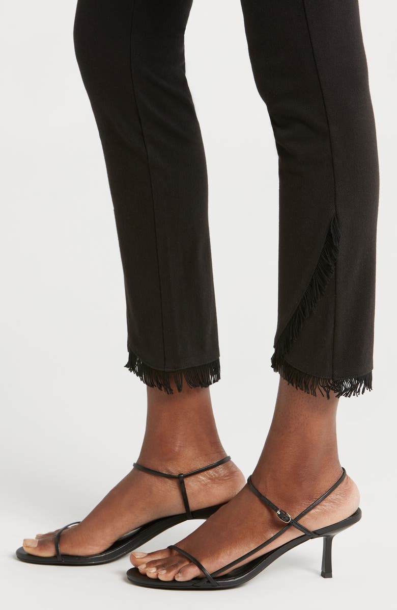 Lysse ́ Fringe Tulip Hem Denim Leggings, Alternate, color, 