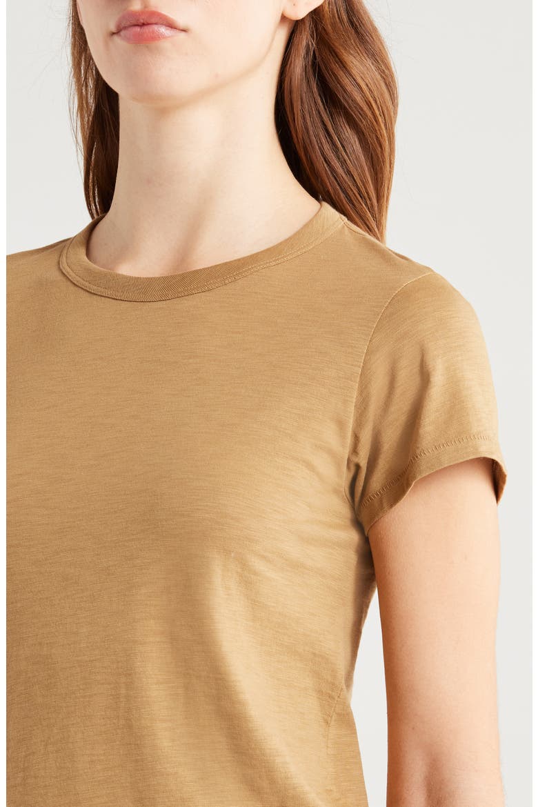 The Slub Organic Pima Cotton T-Shirt, Alternate, color, KHAKI