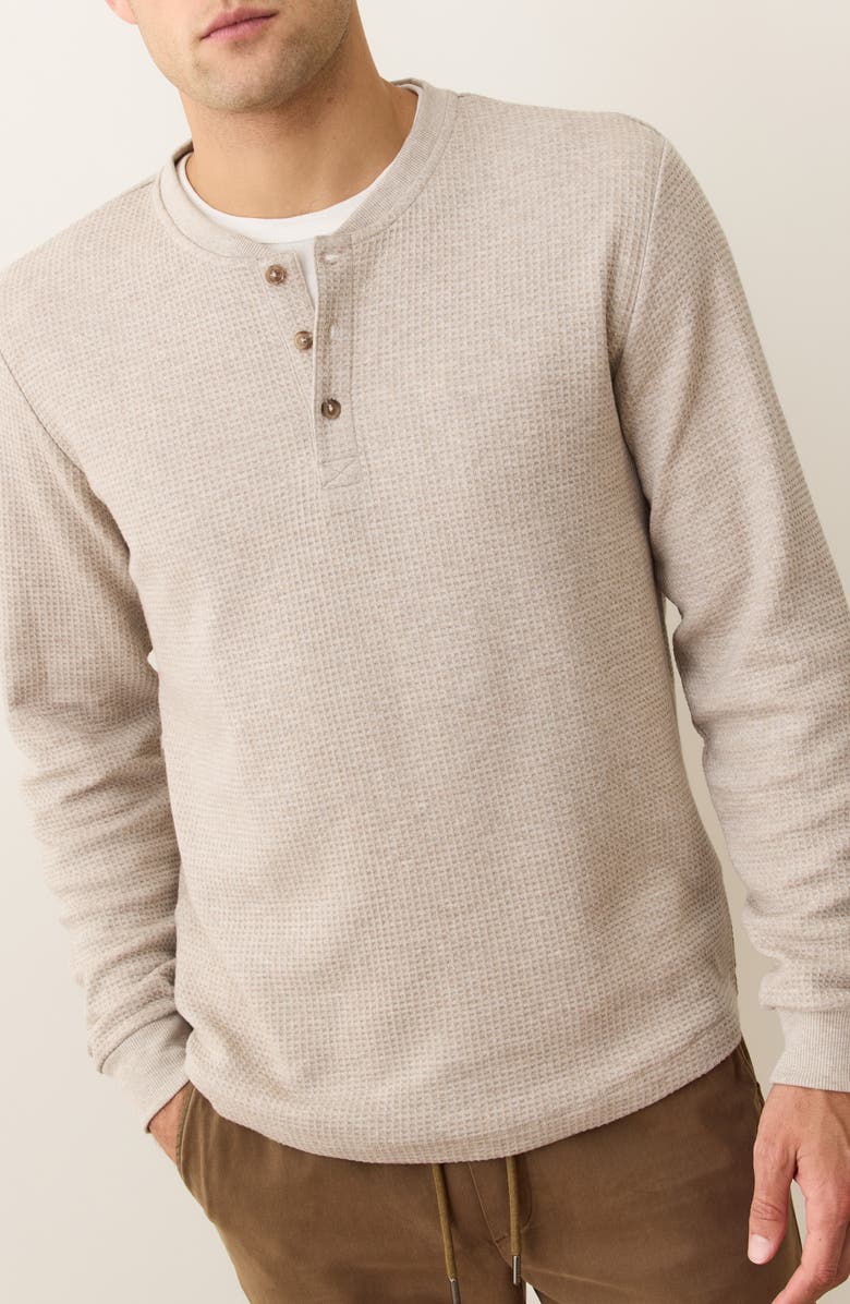 Marine Layer Double Knit Waffle Henley, Main, color,