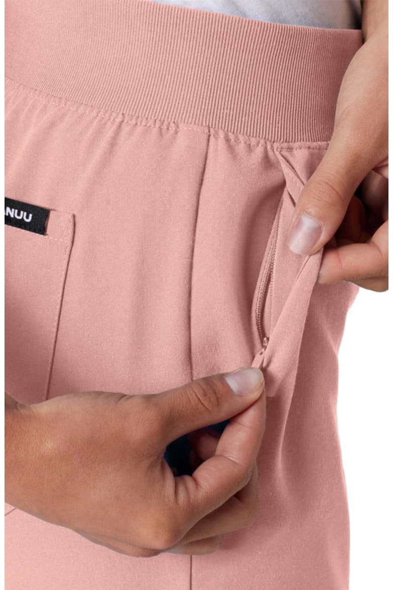 Silex Women's 6-Pocket Slim Mid-Rise Scrub Jogger, Alternate, color, Mauve