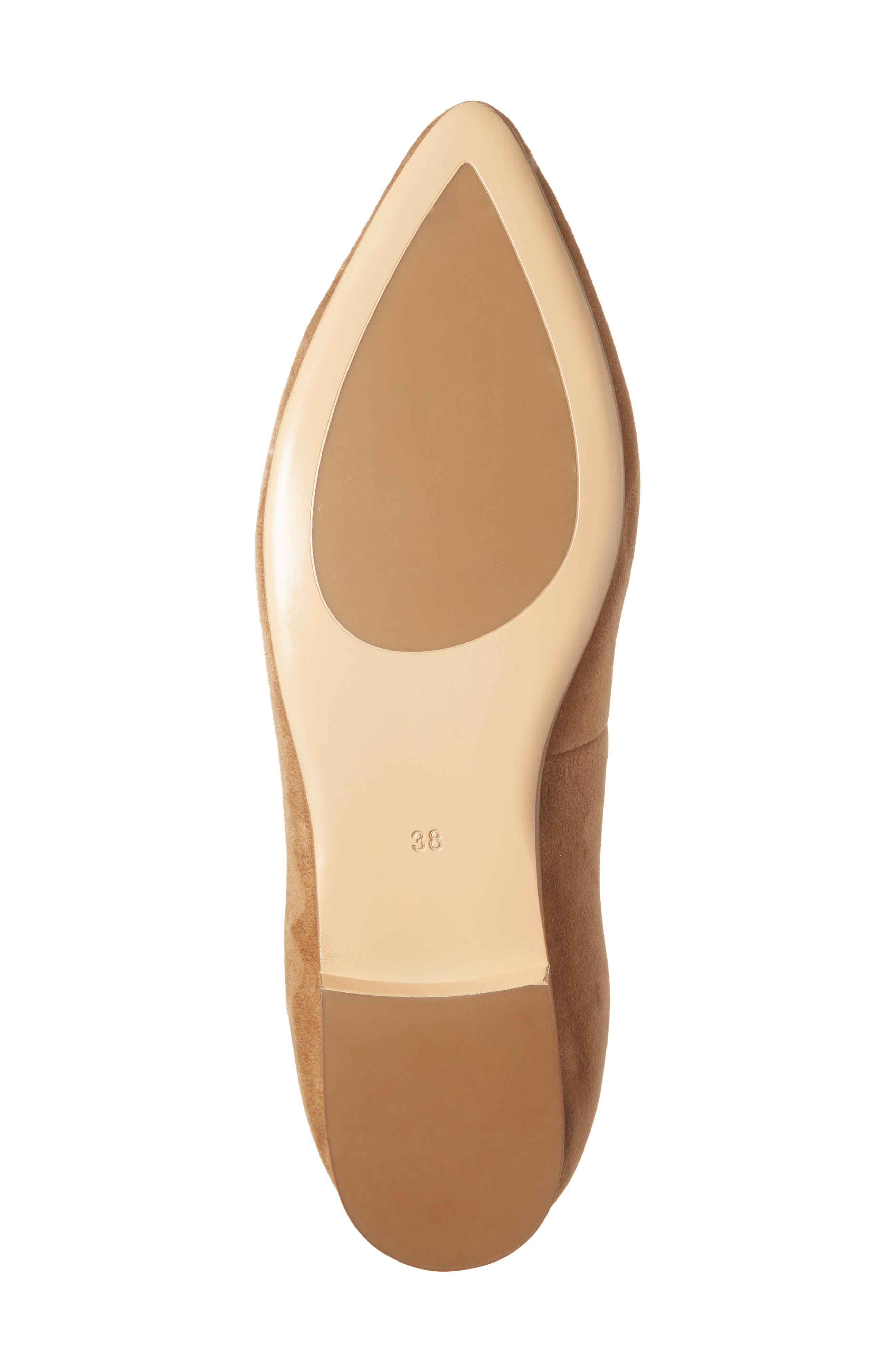 Miriam Pointed Toe Loafer, Alternate, color, CUOIO SUEDE