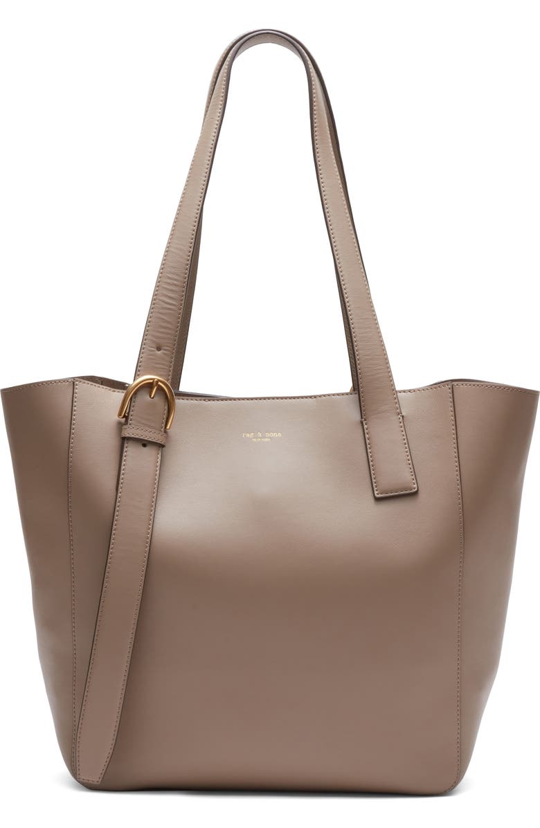 rag & bone Parker Leather Tote, Main, color, Clay