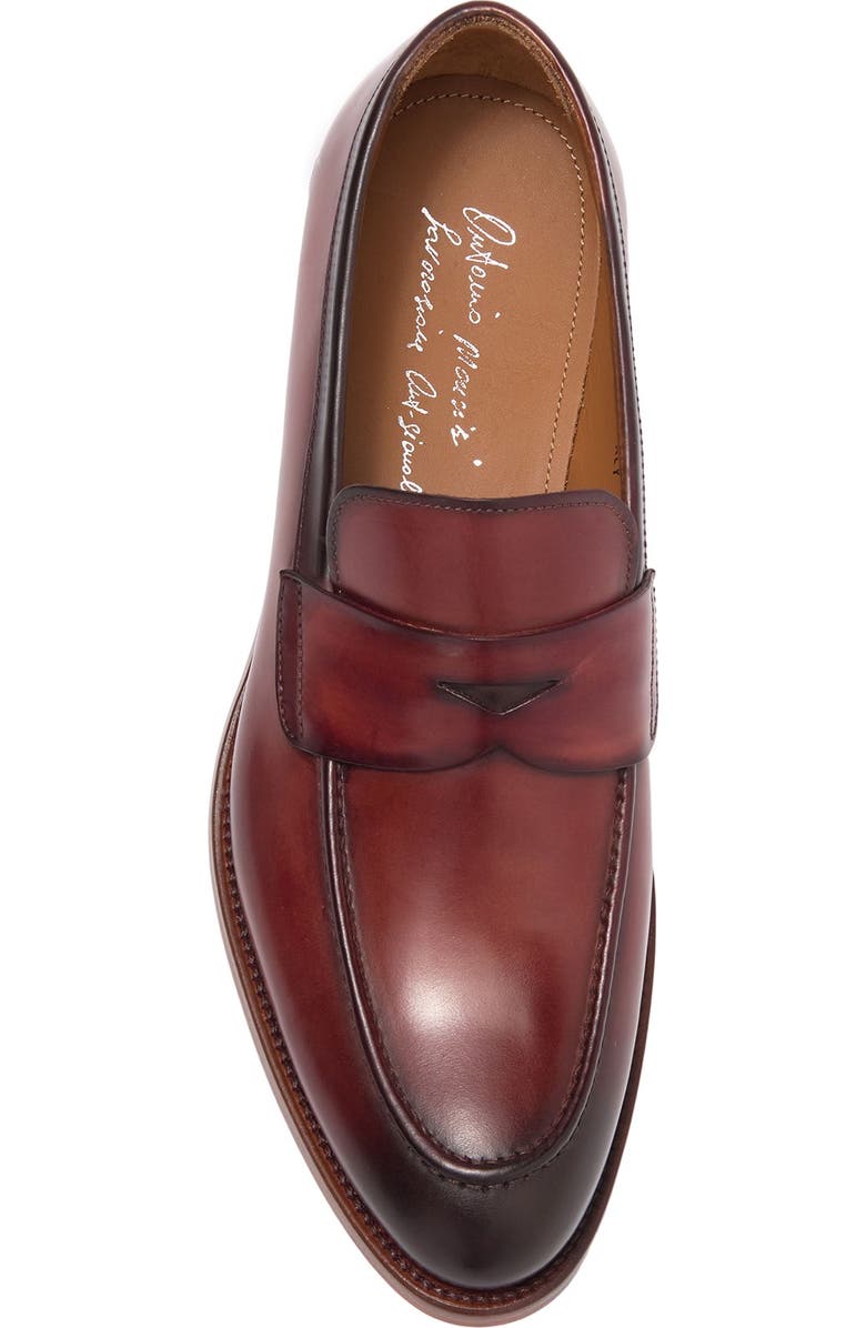 ANTONIO MAURIZI Leather Penny Loafer, Alternate, color,