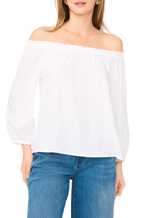 Off the Shoulder Puff Sleeve Top
