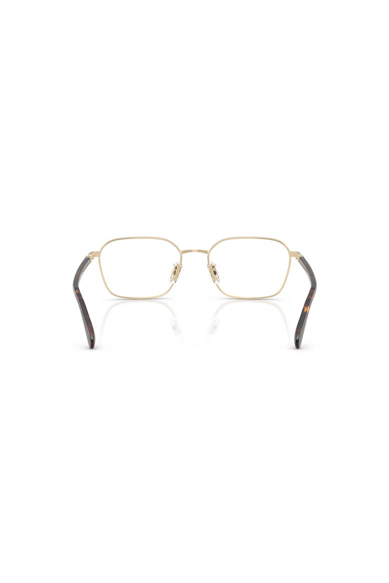 54mm Rectangle optical glasses, Alternate, color, Gold