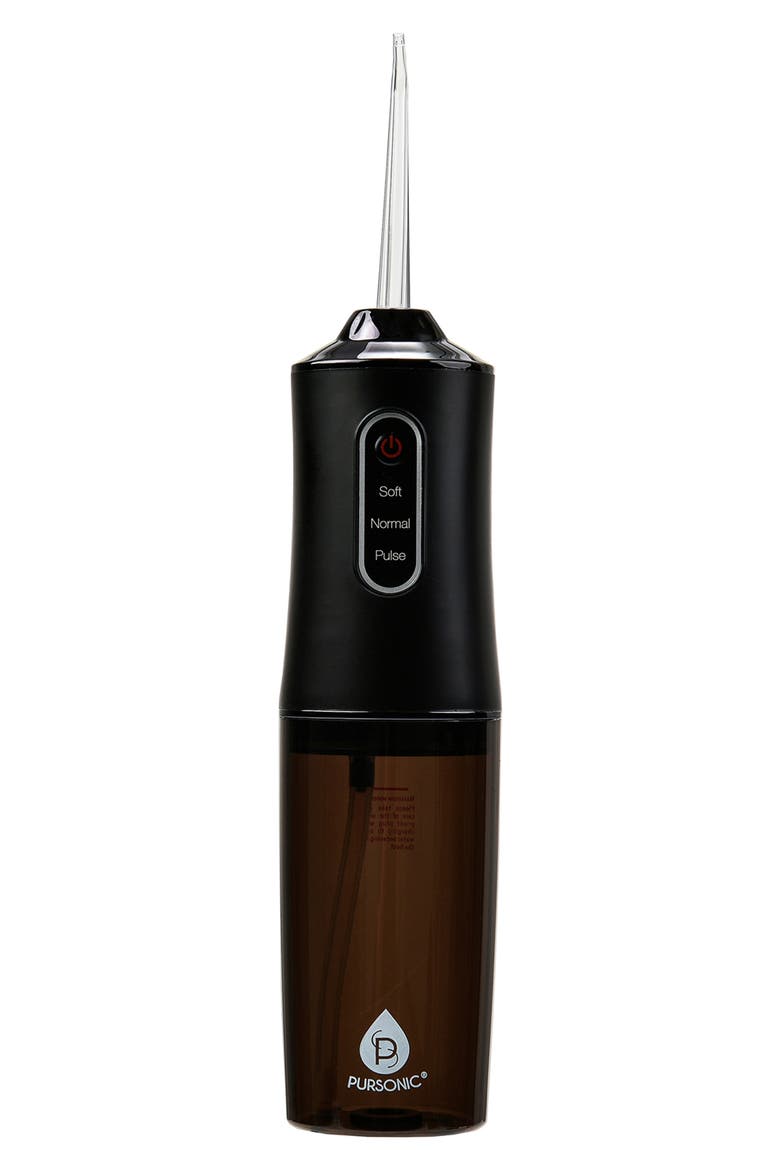 x Mario Lopez USB Rechargeable Water Flosser, Alternate, color, BLACK