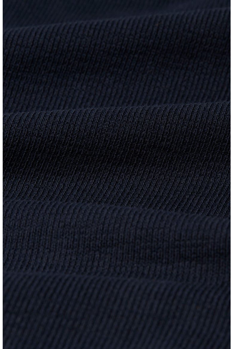 Dean Boxy Textured Organic Cotton T-Shirt, Alternate, color, NAVY