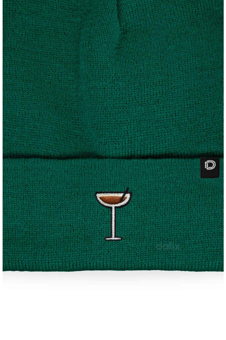 Coffee Martini Beanie Cap, Alternate, color, Green