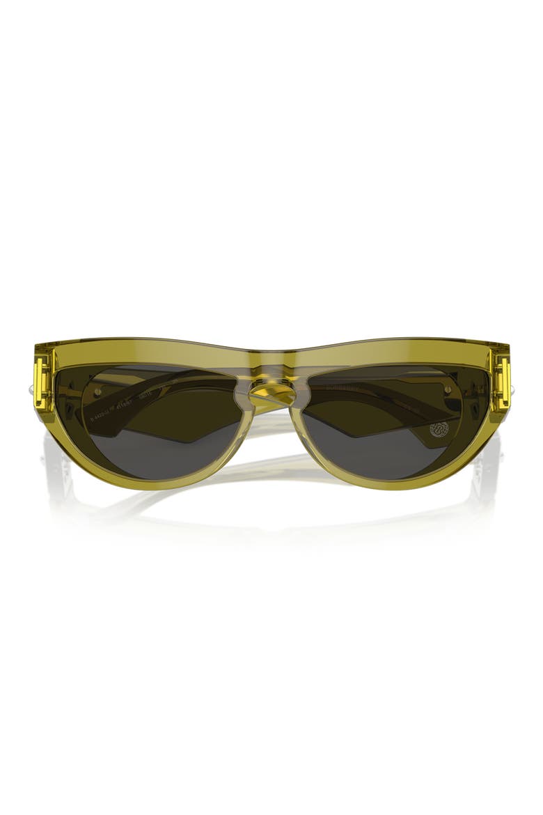 58mm Cat Eye Sunglasses, Main, color, GREEN