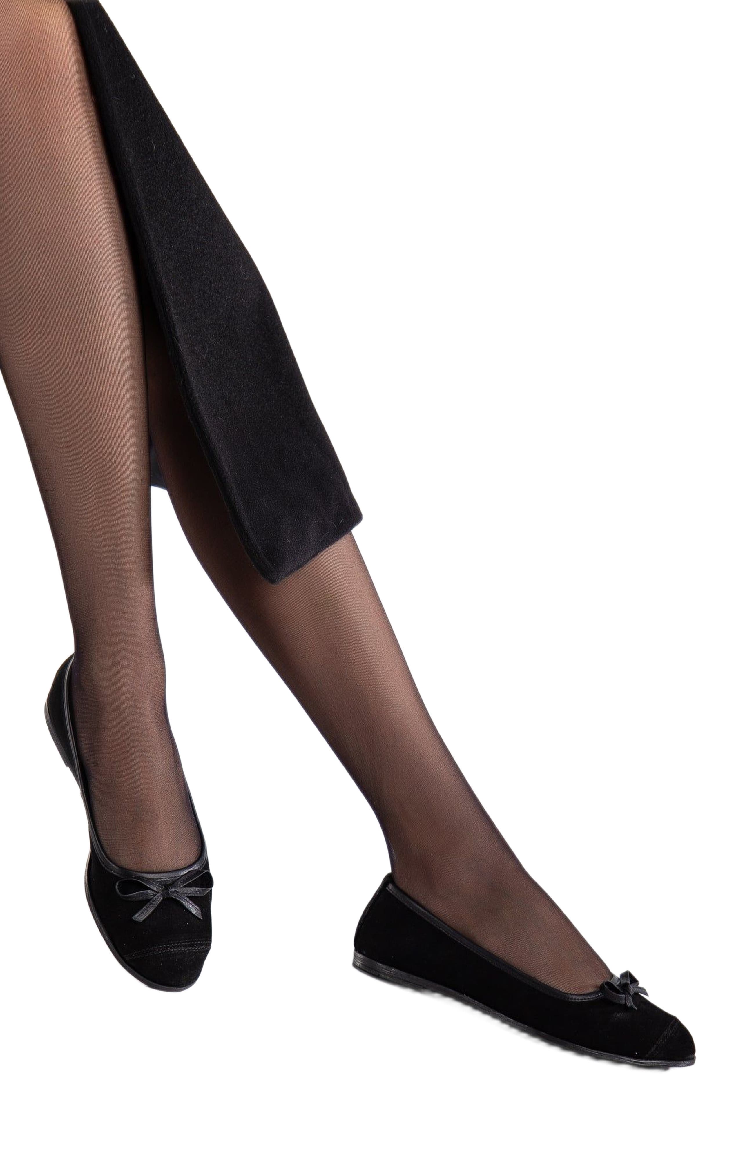 Forever 
Always Shoes Freya Leather Ballerina Flats, Alternate, color, Black Suede Leather