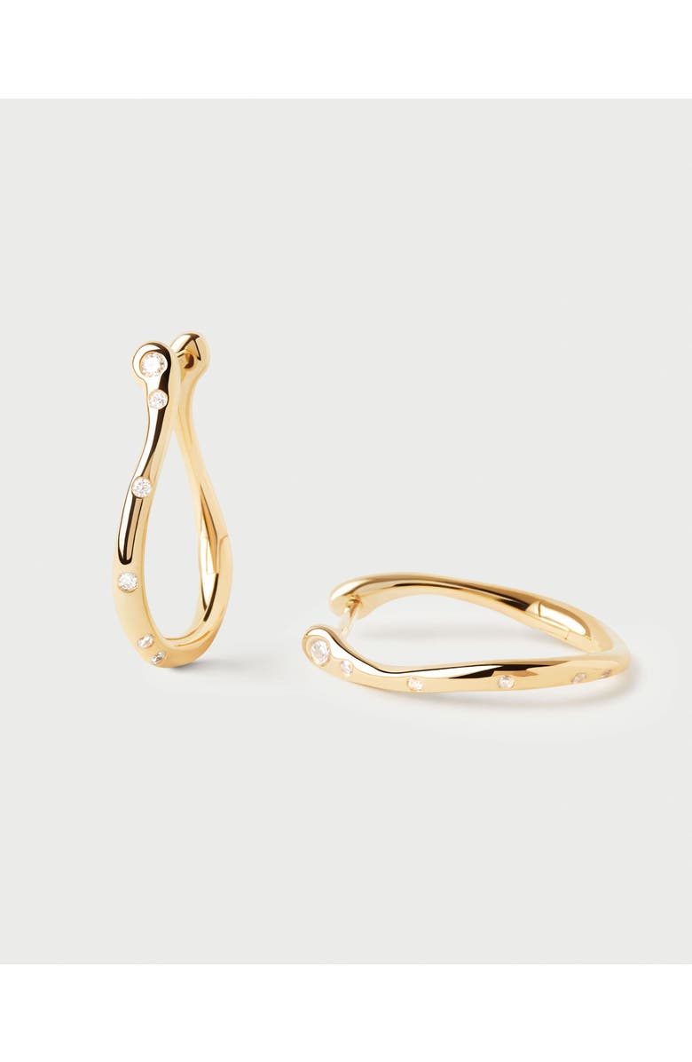 PDPAOLA Air Mini Hoops, Alternate, color, Gold