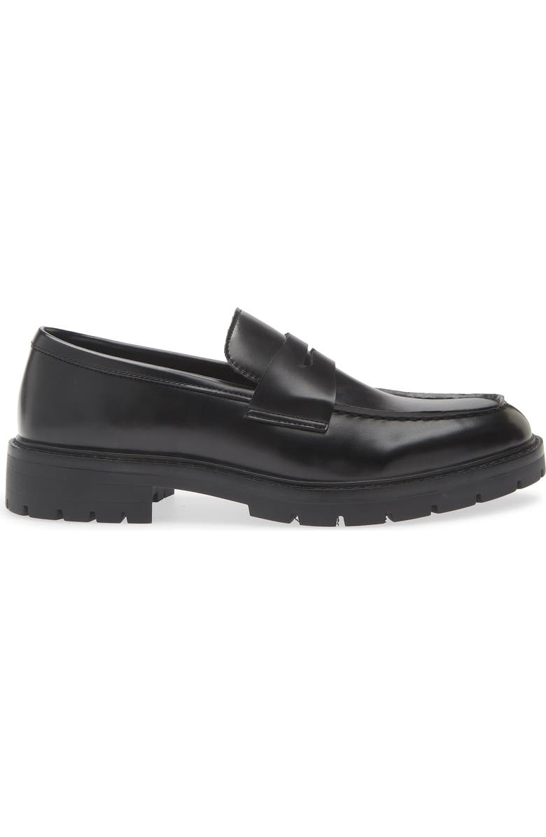 Abound Dayton Lug Penny Loafer, Alternate, color, Black