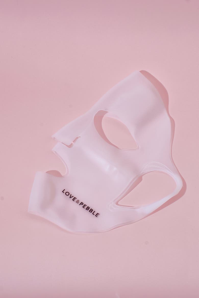 Reusable Silicone Face Mask, Alternate, color, Clear