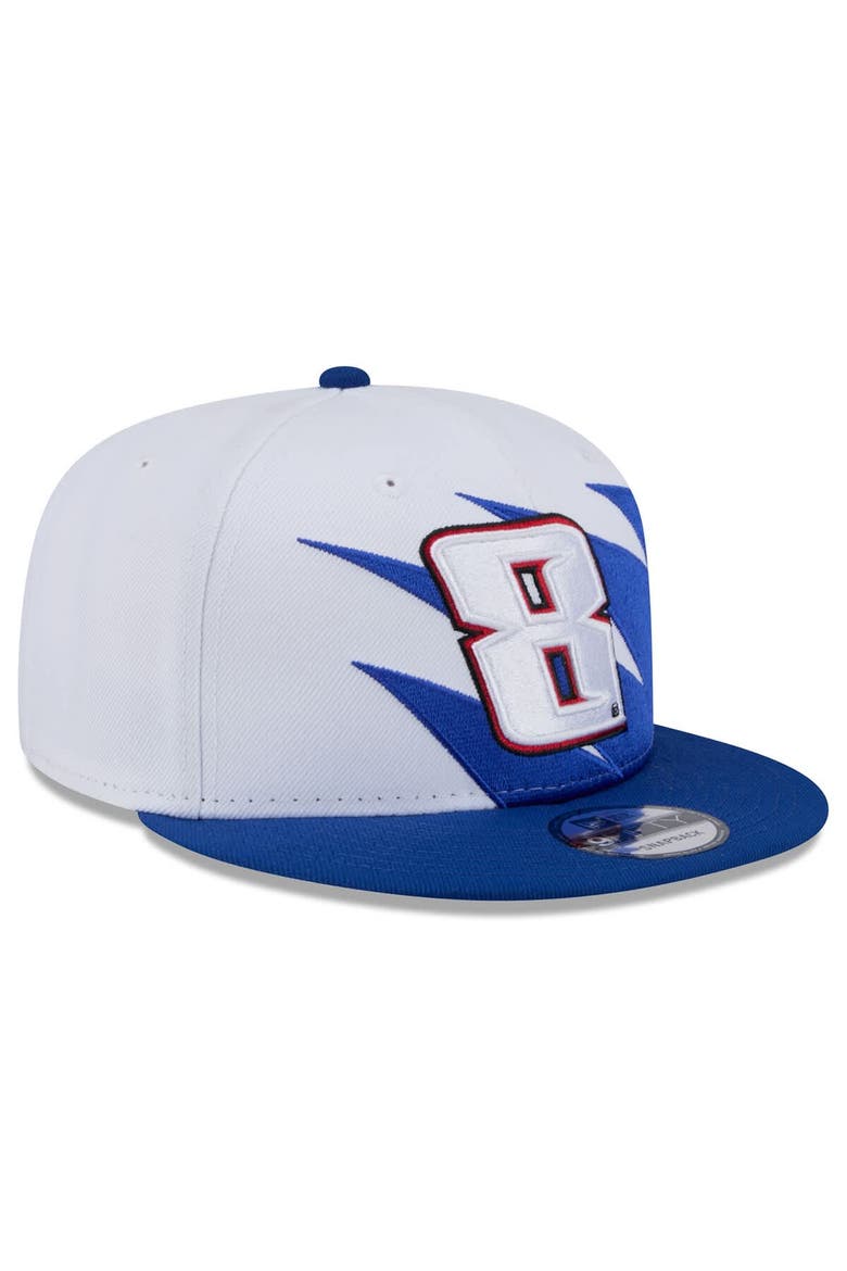 Men's New Era Blue Kyle Busch  Jagged 9FIFTY Snapback Hat, Alternate, color, Blue