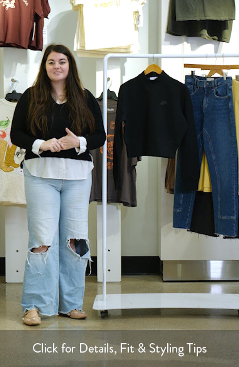 Sportswear Tech Fleece Mock Neck Sweatshirt, sales video thumbnail