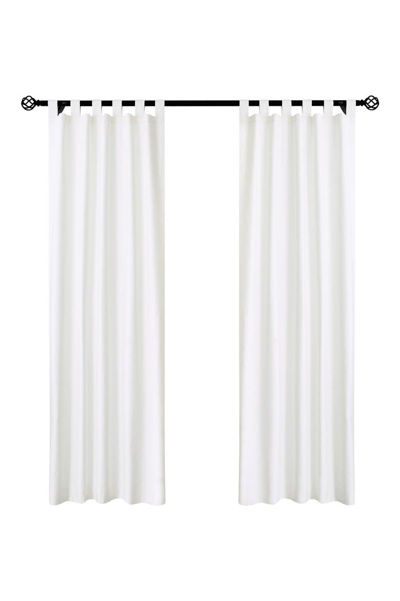 Indoor Cotton Panel Curtain, Main, color, WHITE