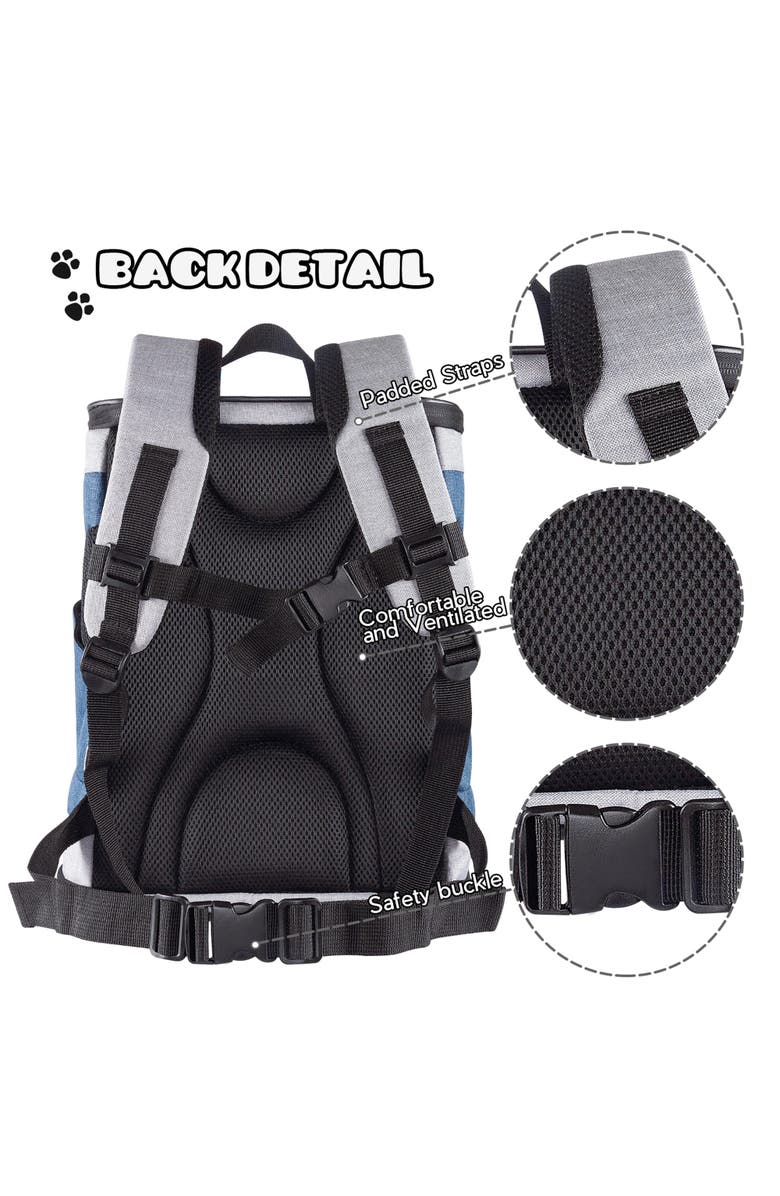 JESPET Pet Soft Backpack Carrier 13", Alternate, color,