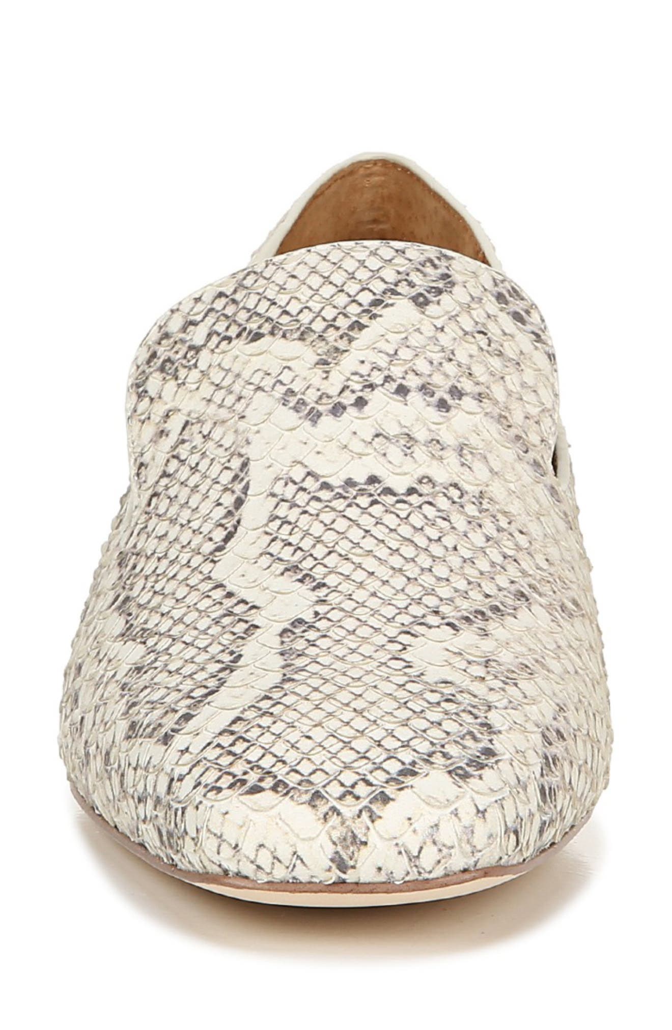 SARTO by Franco Sarto Faith Square Toe Loafer, Alternate, color, SNAKE PRINT LEATHER