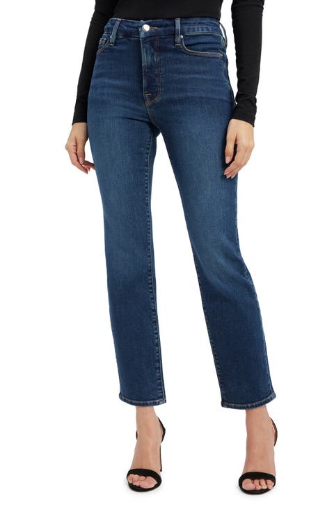 Good Classic Ankle Straight Leg Jeans (Regular & Plus Size)