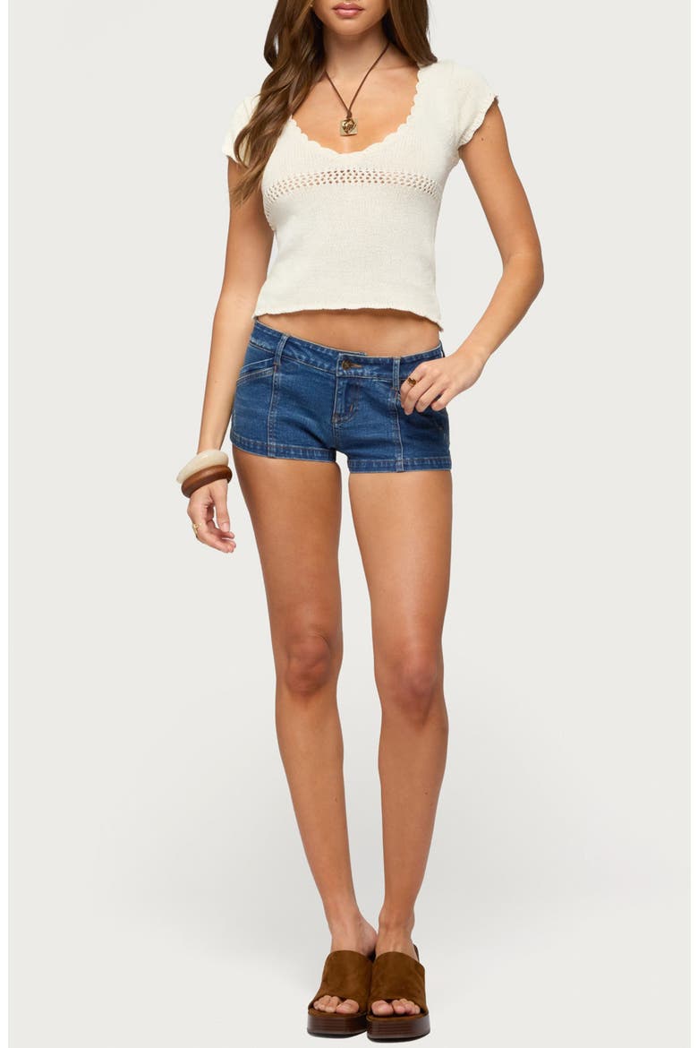Caelyn Crop Sweater, Alternate, color, CREAM