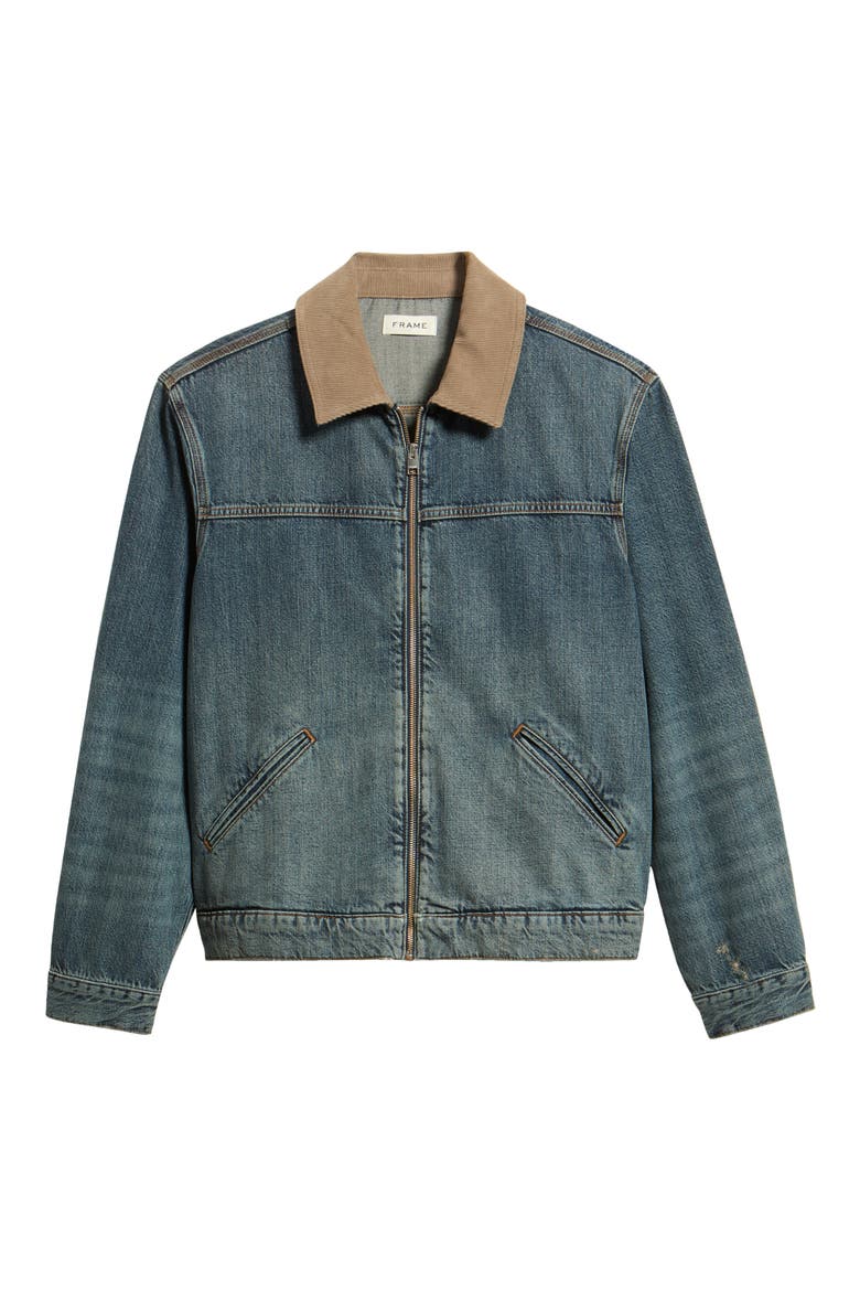 Zip Denim Trucker Jacket, Alternate, color, BREAKPOINT